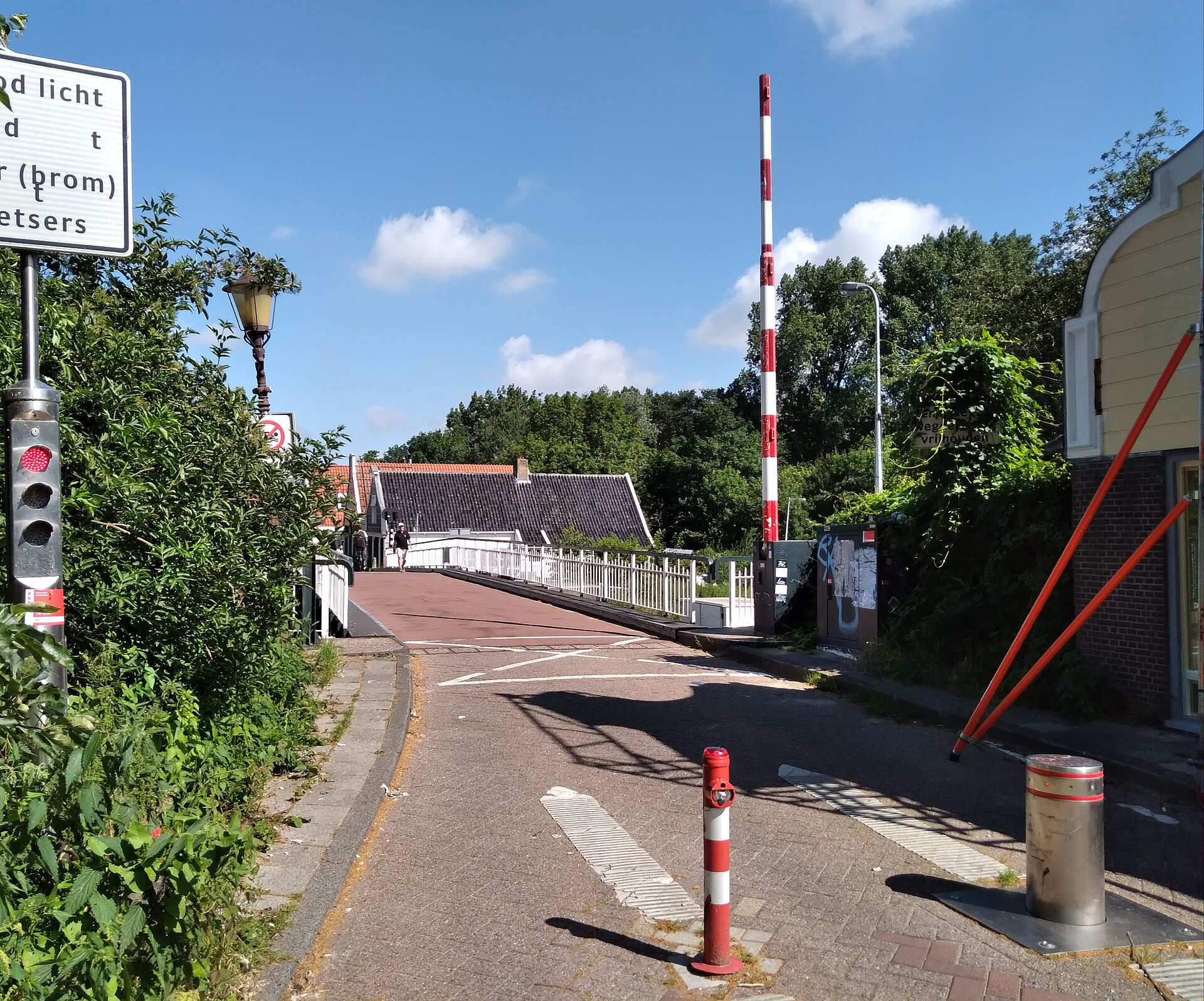 Buiksloterdraaibrug Amsterdam tijdens voorbereidende werkzaamheden groot onderhoud civiel beweegbare bruggen